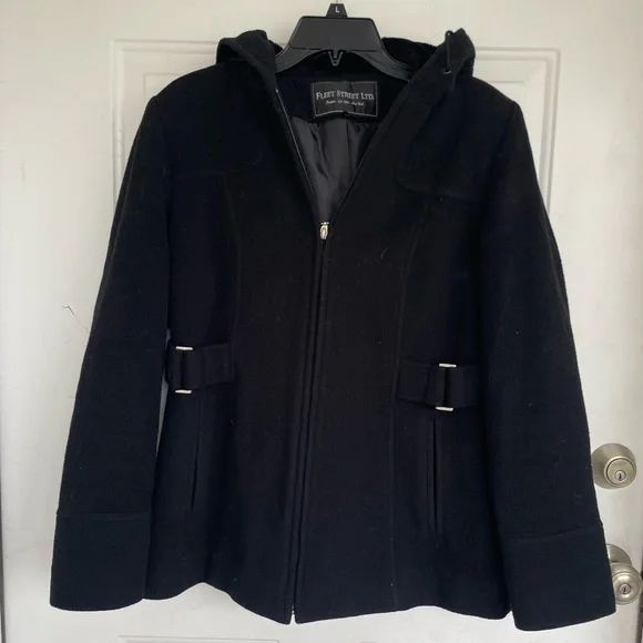 Fleet street store wool coat